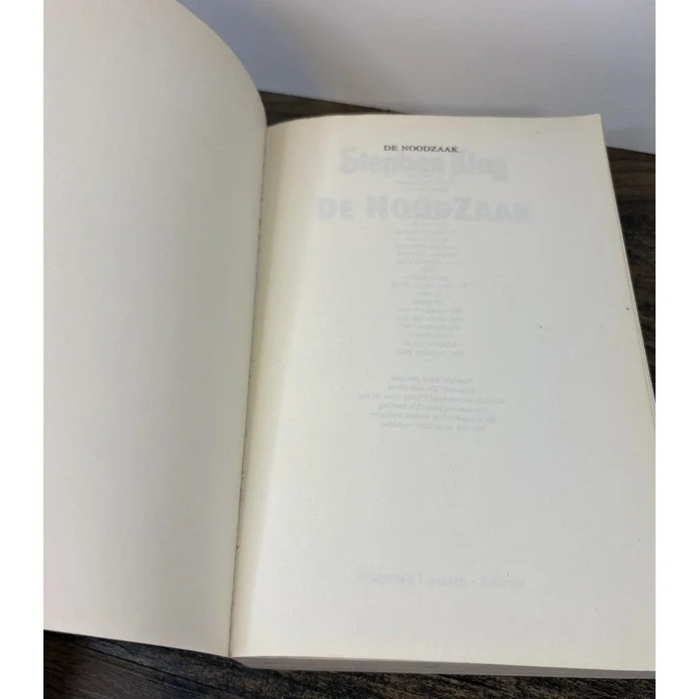 Needful Things by Stephen King Dutch Version 1992 Paperback Book De Noodzaak